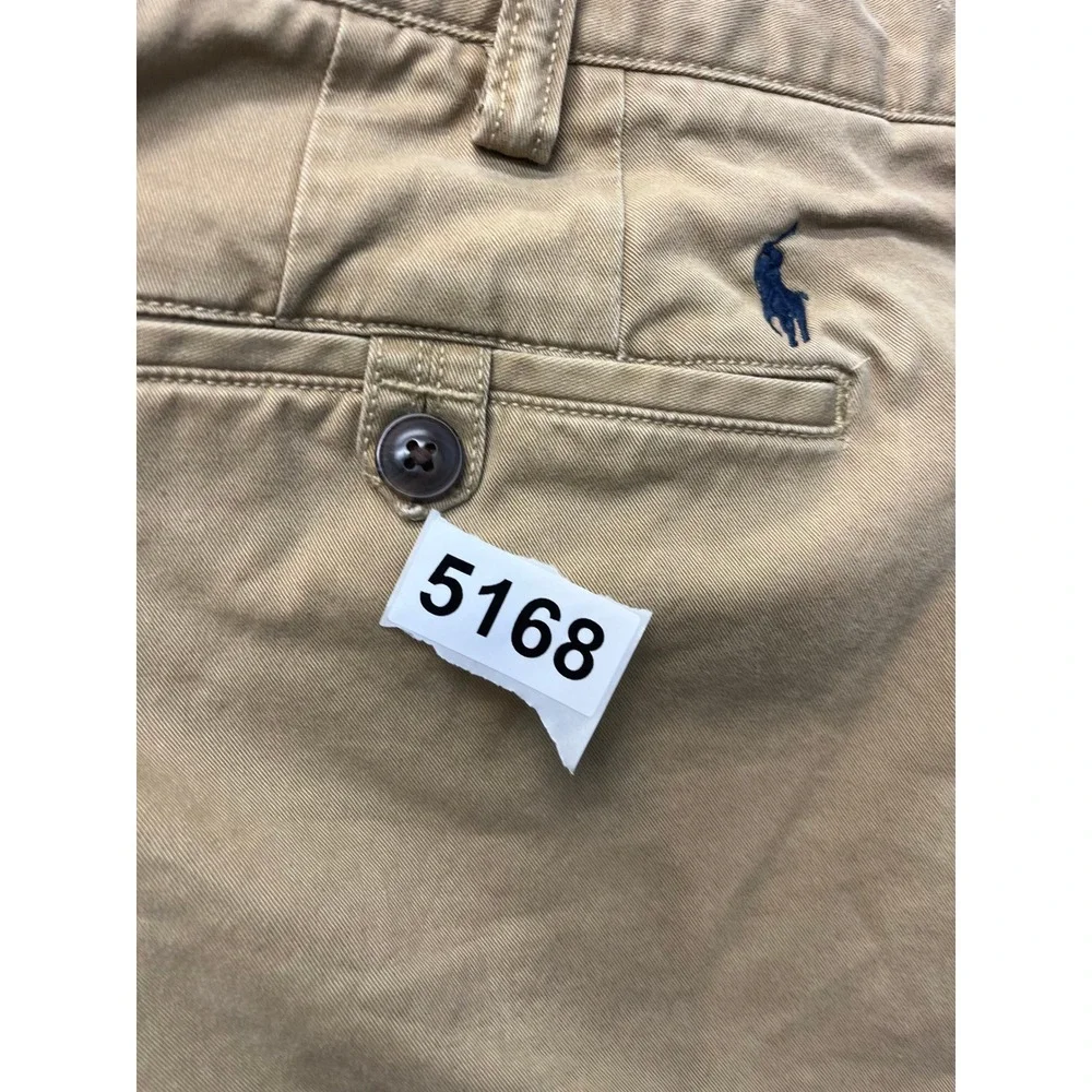 Polo‎ Ralph Lauren Mens Stretch Classic Fit Chino Shorts Khaki Tan Size 42